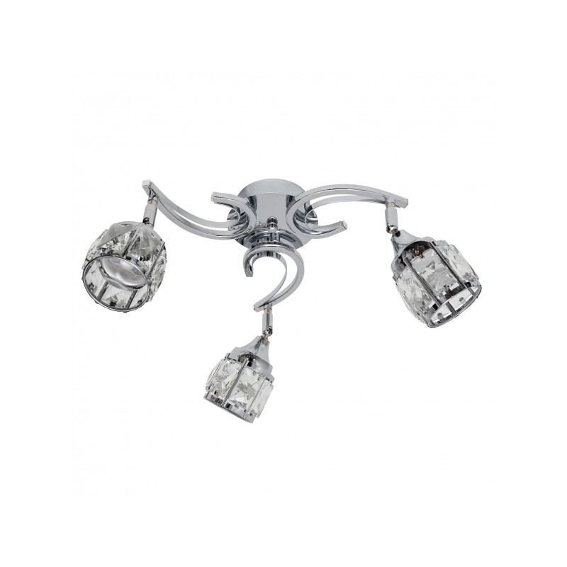 Plafón Catania cromo 3 x LED 5W 4000K Fabrilamp